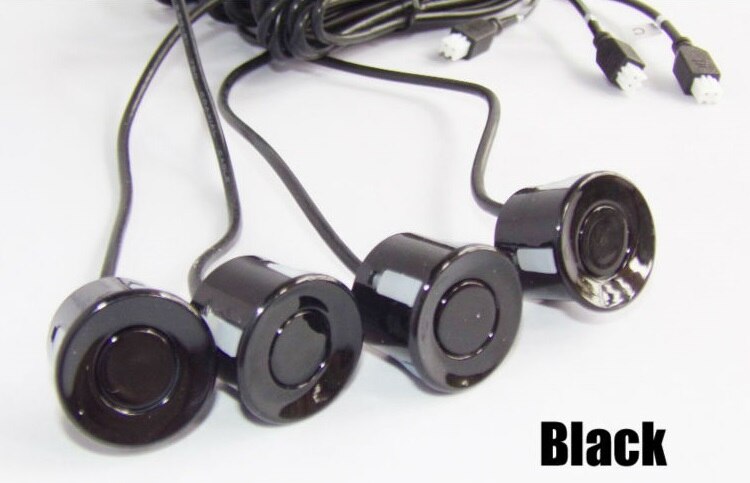 Détecteur de stationnement voiture | 6M de long, capteur de radar, parktronic, aide, détecteur d'automotivo pour vw ou universel auto 4 pièces/lot,: Black Number 52