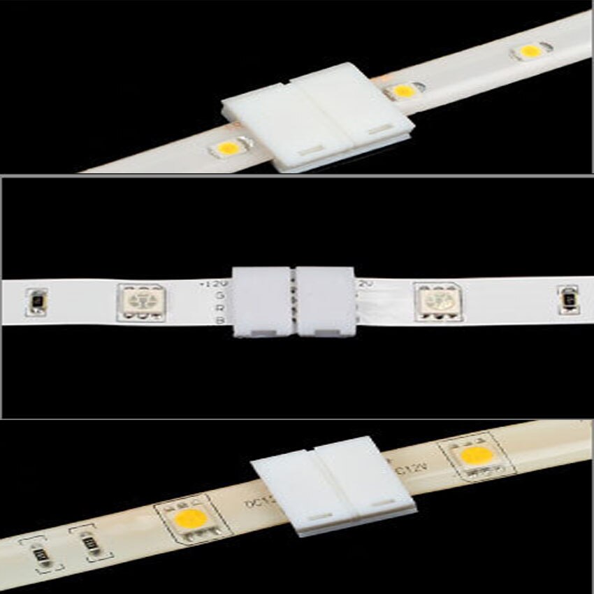 5 stks/partij LED Connector 2 pin 3 pin 4 pin soldeerloze Voor 8mm 10mm 5050 3528 ws2811 ws2812b 5630 5730 smd LED Strip