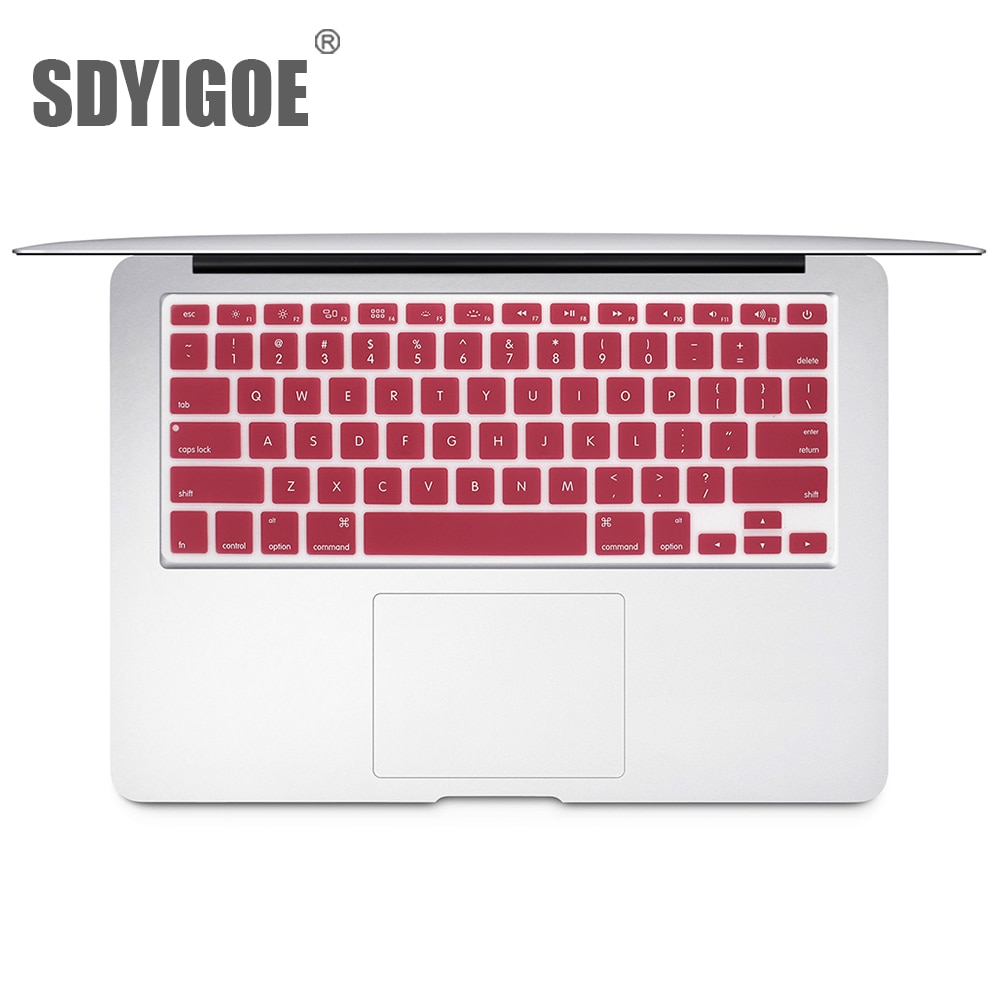 Laptop keyboard cover for macbook air 13inch model A1466 A1369 U.S. Edition Us-Enter English text Keyboard protective film