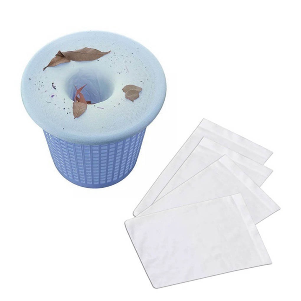 5/10/20/30pcs/Set Filter Storage Pool Skimmer Socks Nylon Swimming Pool Filter Socks For Baskets Skimmers White Pool Supplies