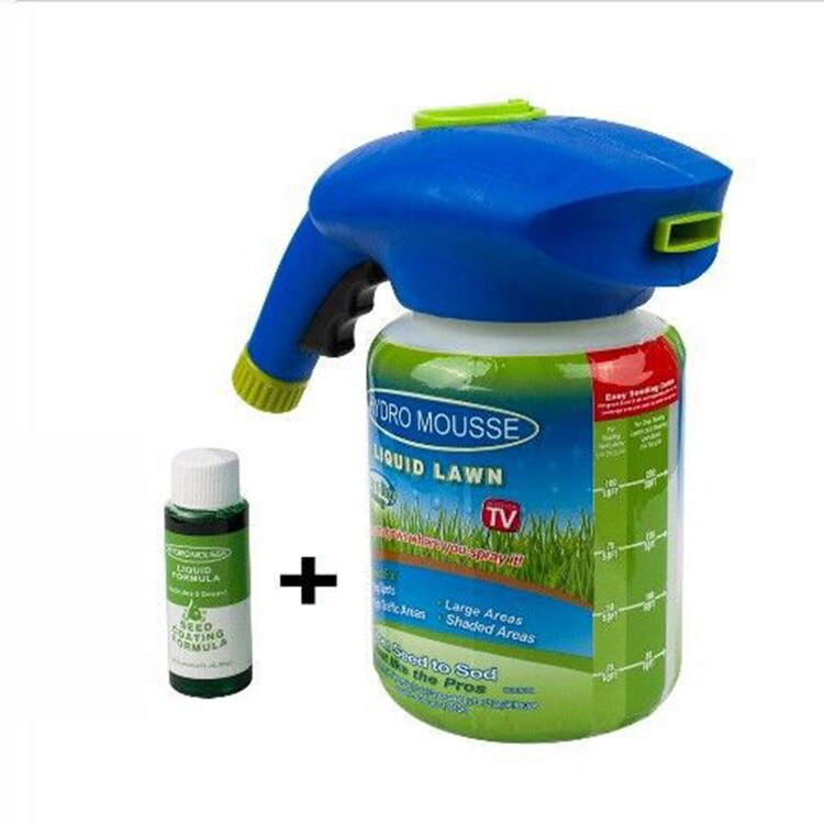 Neue Garten Samen Sprayer Kombination Flüssigkeit Rasen Samen Sprinkler System Gras Kunststoff Samen Sprayer Gießkanne Schnelle Einfach Spritzen: 1pcs X 1Sprayer