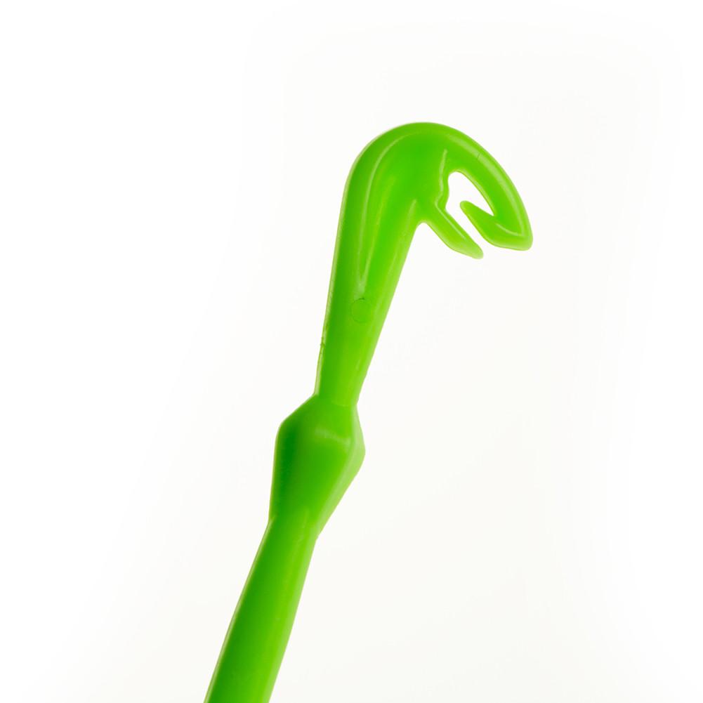 2pcs Plastic Easy Hook Loop Tyer for Fly Fishing Hook Tools Disgorger Tool Tie Fast Knot Tying Tool Line Tier Kit