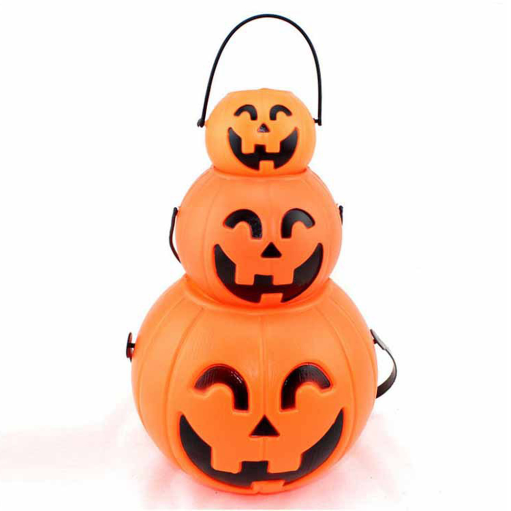 Halloween kurpitsa ämpäri kurpitsa karkkia haltija halloween temppu tai herkku ämpäri halloween juhlat sisustus kurpitsa karkkia ämpäri varastointi