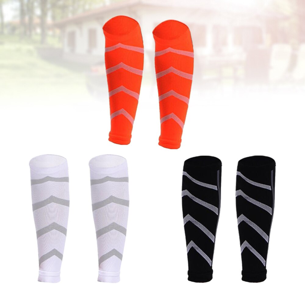 3 Pairs Calf Sleeves Footless Running Leg Sleeves Socks for Running, Leg Pain, Nurses & Maternity Pregnancy - Increa