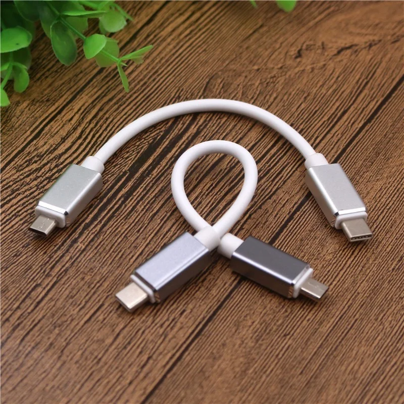 Type-c To Micro USB Android OTG Charging Cable for Xiaomi OTG Reverse Charging Data Cable Support Data Function