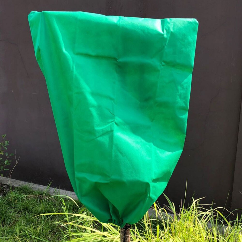 Winter Warm Cover Tree Shrub Plant Protection Bag Frost Protection Yard Garden Drawstring Plant Fruit vegetable Mesh Net