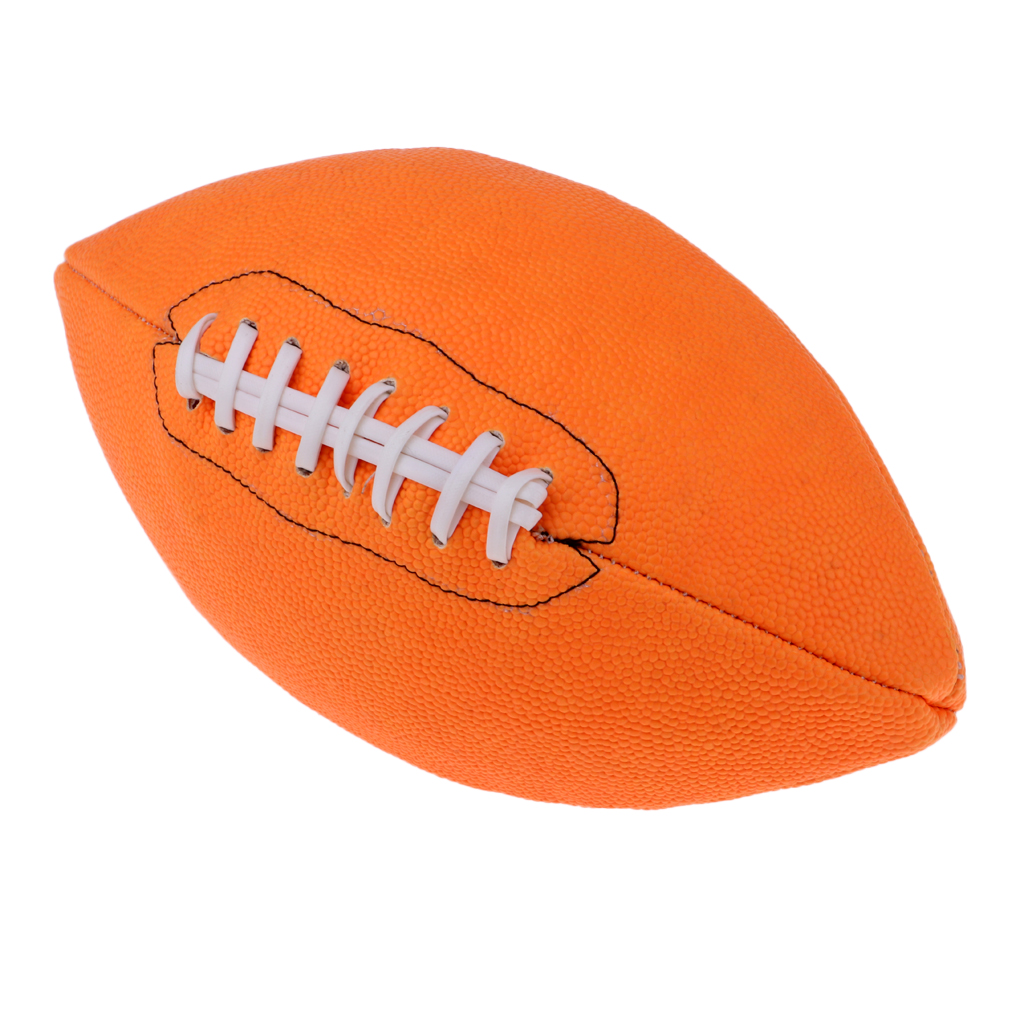Orange no .9 standard amerikansk fotboll boll för sport träning träna rugby boll