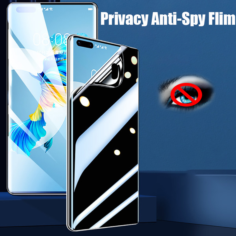 Full Cover Privacy Screen Protector For Huawei P30 P40 P50 Pro Lite Protective Film P30Pro P30lite P60Pro P50Pro + Anti-Spy Film: Other