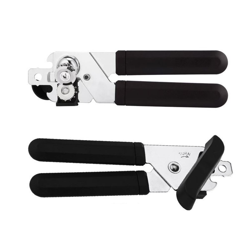 Safety Can Opener Fda Cross-border Black Multifunctional Stainless Steel Can Exquisitely Durable