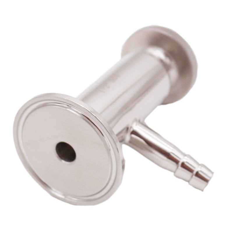 1"/1.5"Tri-clamp Sample Valve 50.5mm OD 1/2"(12.7mm) Hose Barb 304 Stainless Steel Homebrew Tri Clover Fitting Beer Hardware