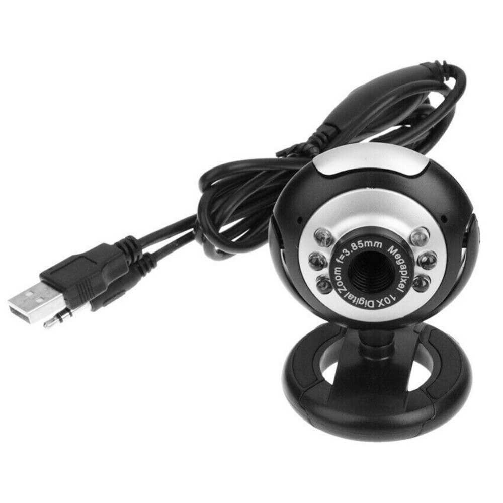 Hd Usb Webcam Camera Met Microfoon Microfoon Nachtzicht Webcam Voor Pc Laptop Web Camera Pc Webcam Video Bellen computer Cams