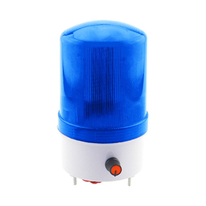 Led-90j knob audible and visual alarm sound adjustable 0 to 100 dB LED Indicator light small Flashing Light Warning light: Blue / 12V