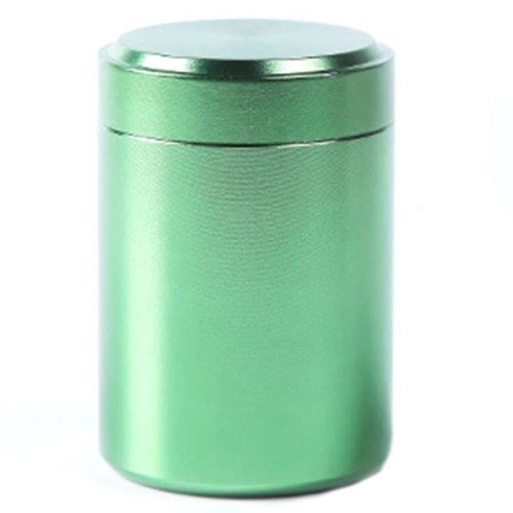 Runde kleine Metall-Aluminium-Dosen versiegelt lose Tee-Verpackungs dosen reisen tragbare Behälter Glas Zucker Kaffee Süßigkeiten Veranstalter: Tiefe Blau