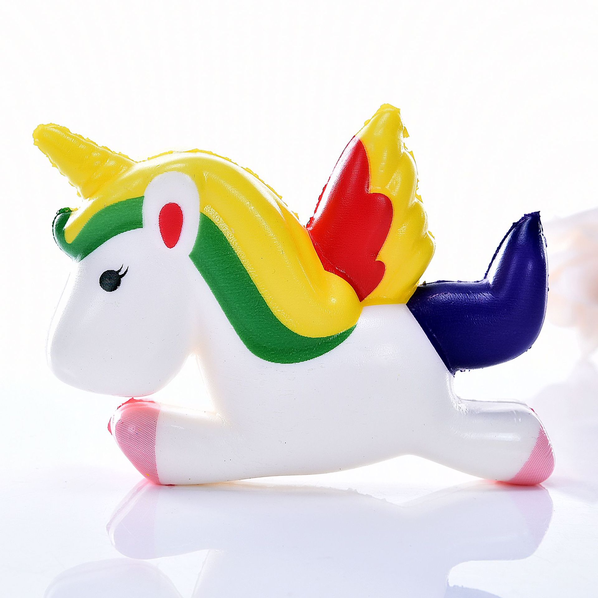 Unicorn Squishies Slow Rising Jumbo Kid Toys Animal Squishy Slow Rising Phone Straps Sweet Scented Bread Cake Toy: Unicorn 11cm 5