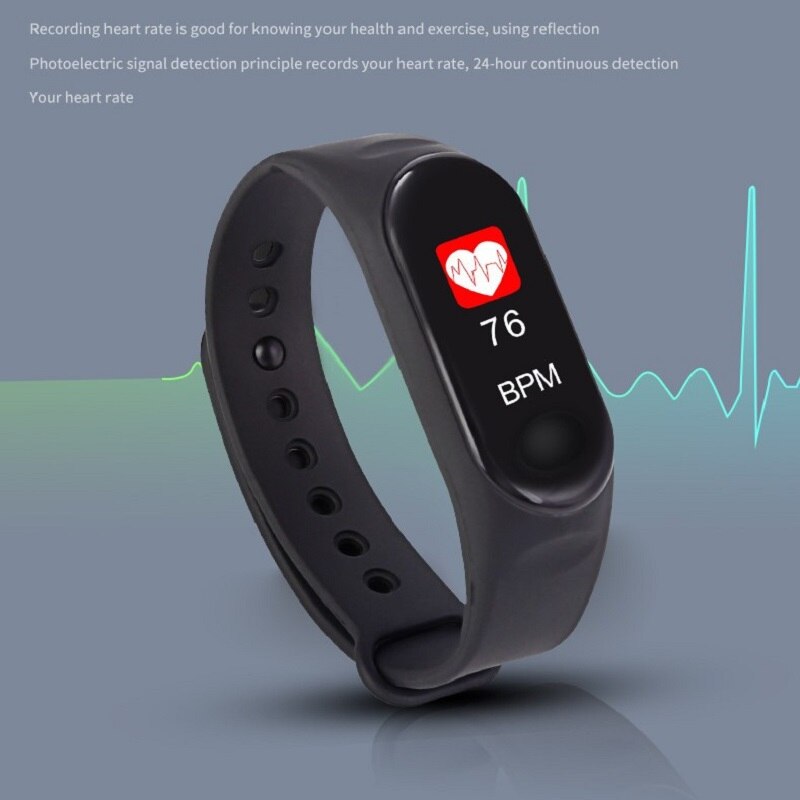 Smart Bracelet Color screen Heart rate blood pressure Bluetooth exercise meter step ip67 waterproof Sports fitness activities