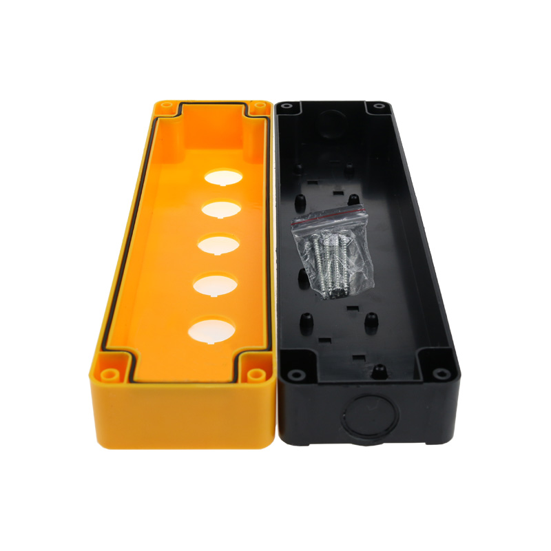 5 hole button box five hole button box control box 22mm bx5-22 emergency stop button box