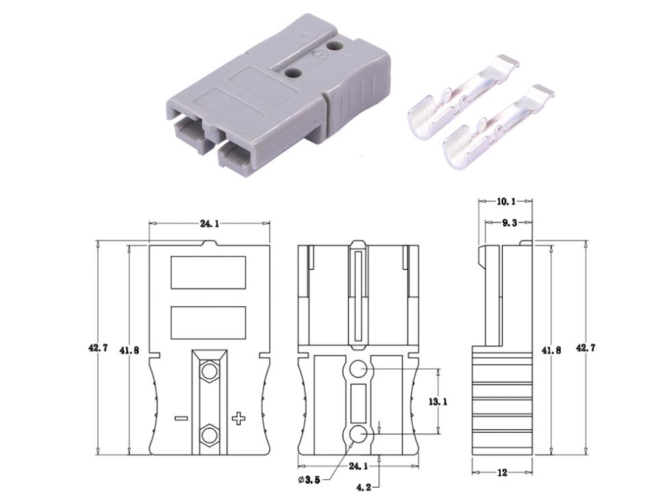 Grid Power Connector GPS40A 600V Battery car battery wire connectors