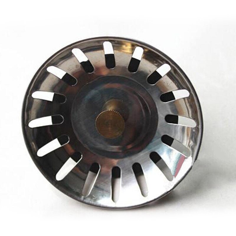 Roestvrijstalen Keuken Gootsteenzeefje Stopper Afval Plug Sink Filter Badkamer Haar Catcher Wastafel Gootsteen Keuken Accessoires