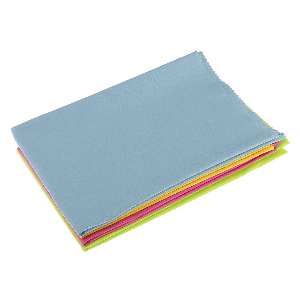 Grand chiffon de nettoyage en microfibre, lot de 4, pour objectif d'appareil photo, écran de lunettes