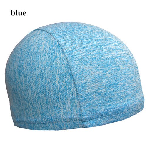 Quick Mens Drogen Hoed Fietsen Schedel Cap Bike Motor Onder Helm Rijden Cap Outdoor Sport Fietsen Fiets Schedel Hoed Apparatuur: LIGHT BLUE