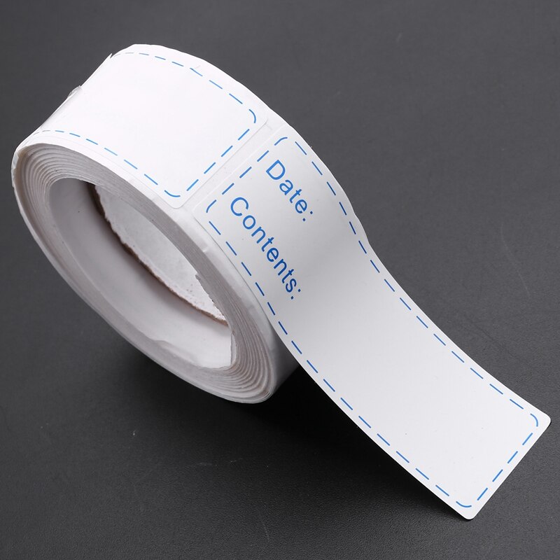 300Pcs Removable Freezer Labels 1 X 3 Inch Food Storage Stickers, Refrigerator Freezer Paper Label Easy Clean