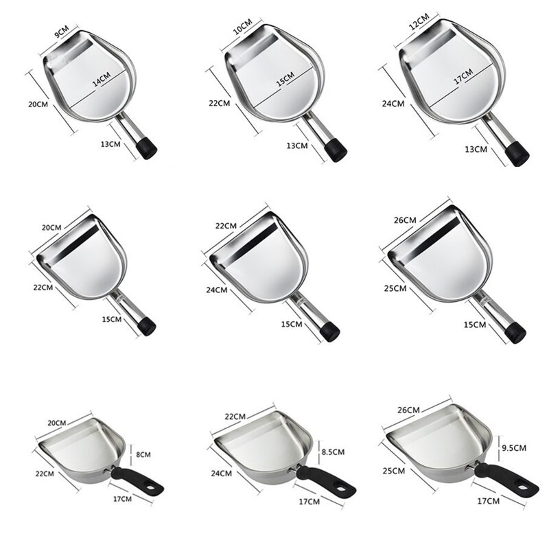 Mini Stainless Steel Garbage Shovel Small Handheld Dustpan Portable Tool for Home Bedroom office Desktop Trash Cleaning Gadget
