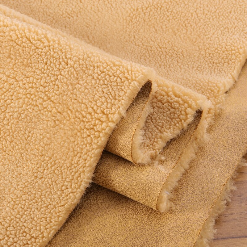 Particle Velvet Composite Suede Fabric Imitation Cashmere Fur One Coat Clothing Fabric Thickened Sheep Shearing: 18