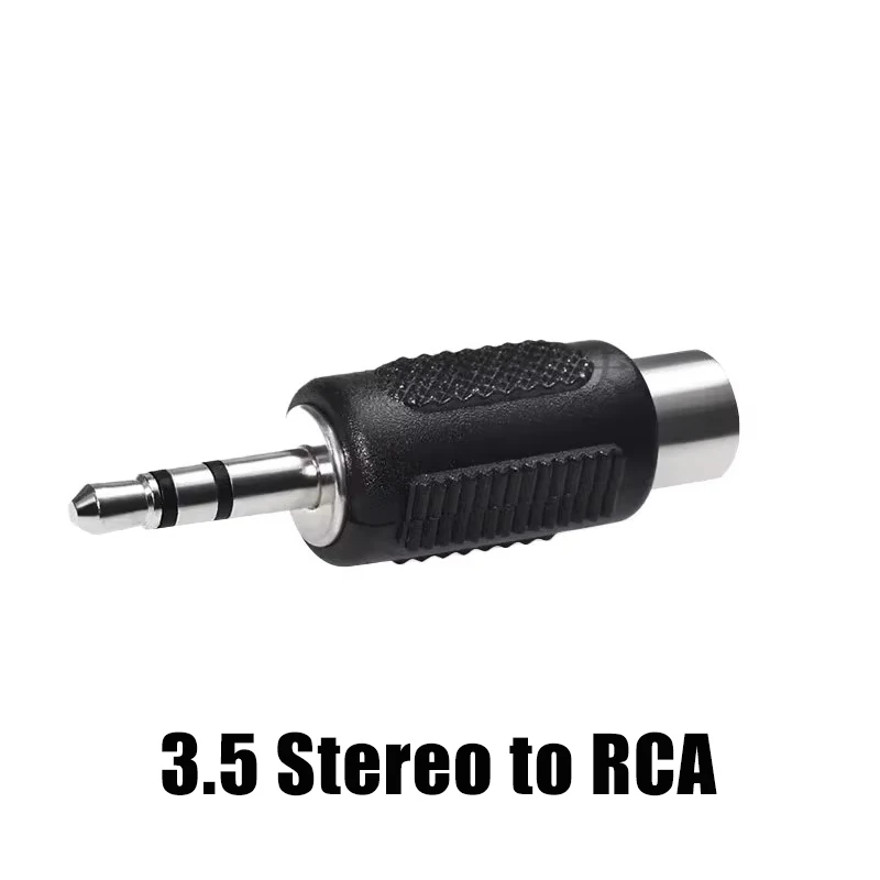 5pz 6.35mm/3.5mm Spina stereo/mono Maschio A RCA loto Femmina consonante Jack Adattatore del Connettore Cuffia Trasferimento Audio: Grigio scuro / Sotto 5 Pz
