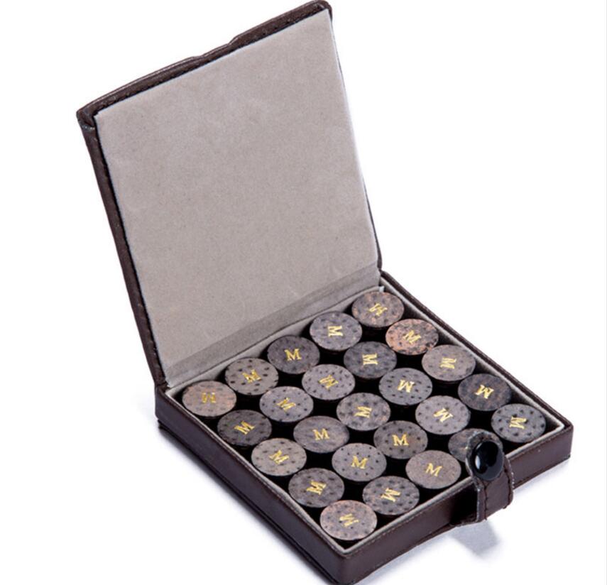 Carom punta 2 unids/lote 14mm de billar punta para taco de billar M billar accesorios consejos taco Durable portátil hecho en China
