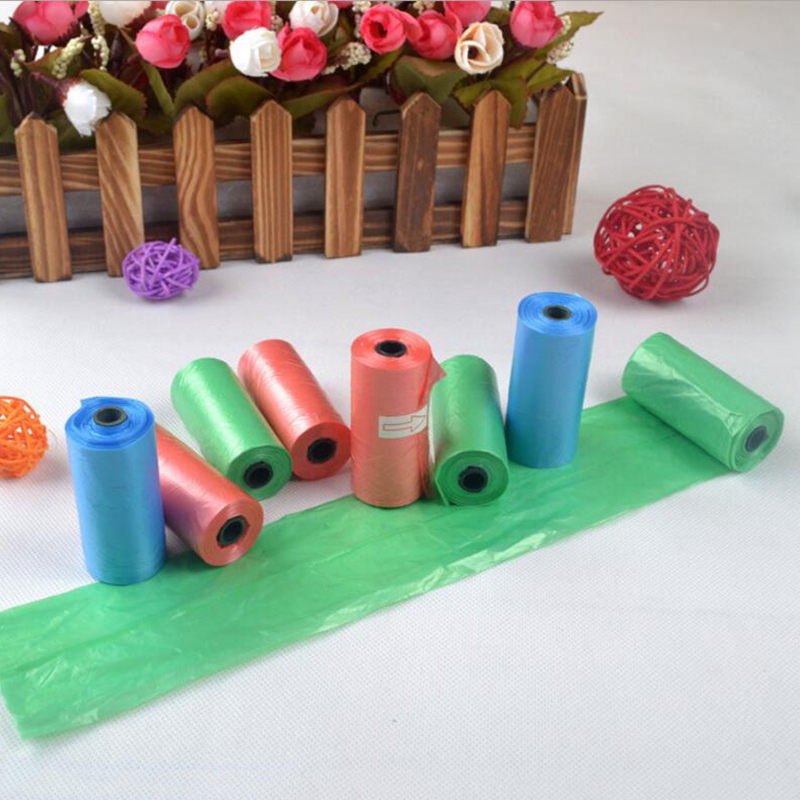 200 pces/10rolls pet cocô sacos gato do cão eco-friendly resíduos pegar saco limpo acessórios para animais de estimação fácil de transportar e à prova dwaterágua forte