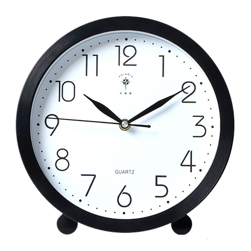 10 Inch Living Room Pendulum Wall Clock Office Desktop Clock Modern Minimalist Large Silent Table Clock Home Decoration