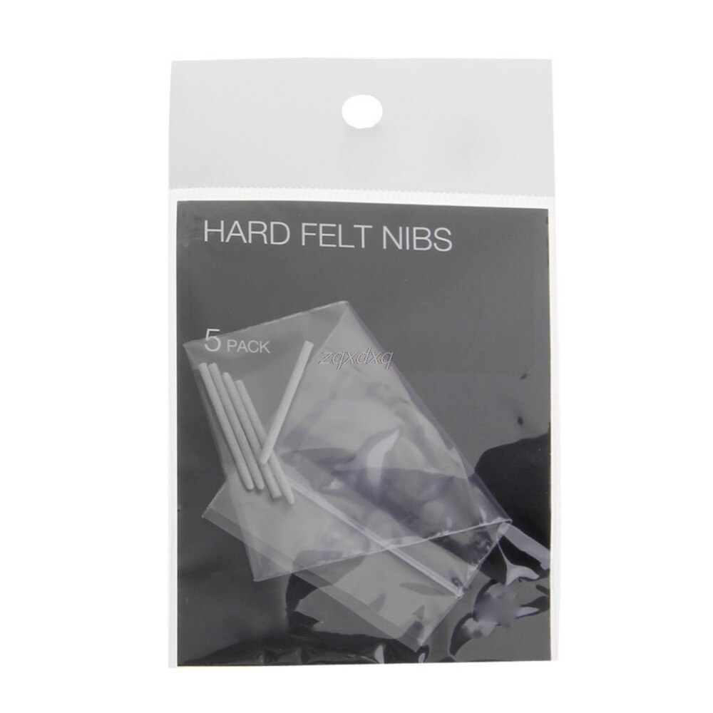 5Pcs Graphic Drawing Pad Pen Felt Nibs Replacement Stylus for Wacom Nov09