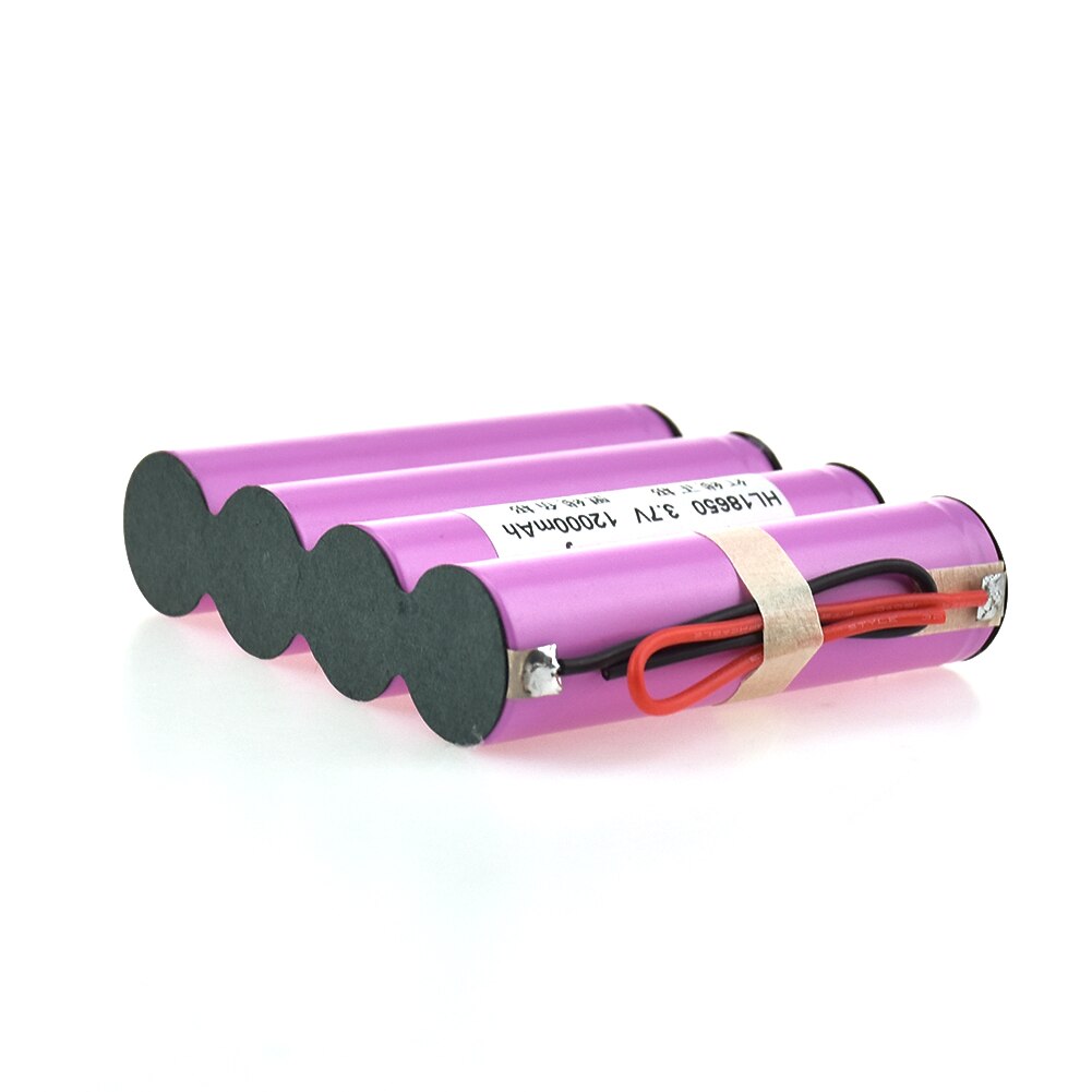 18650 4 batterie parallele agli ioni di litio 3.7V 12000mAh