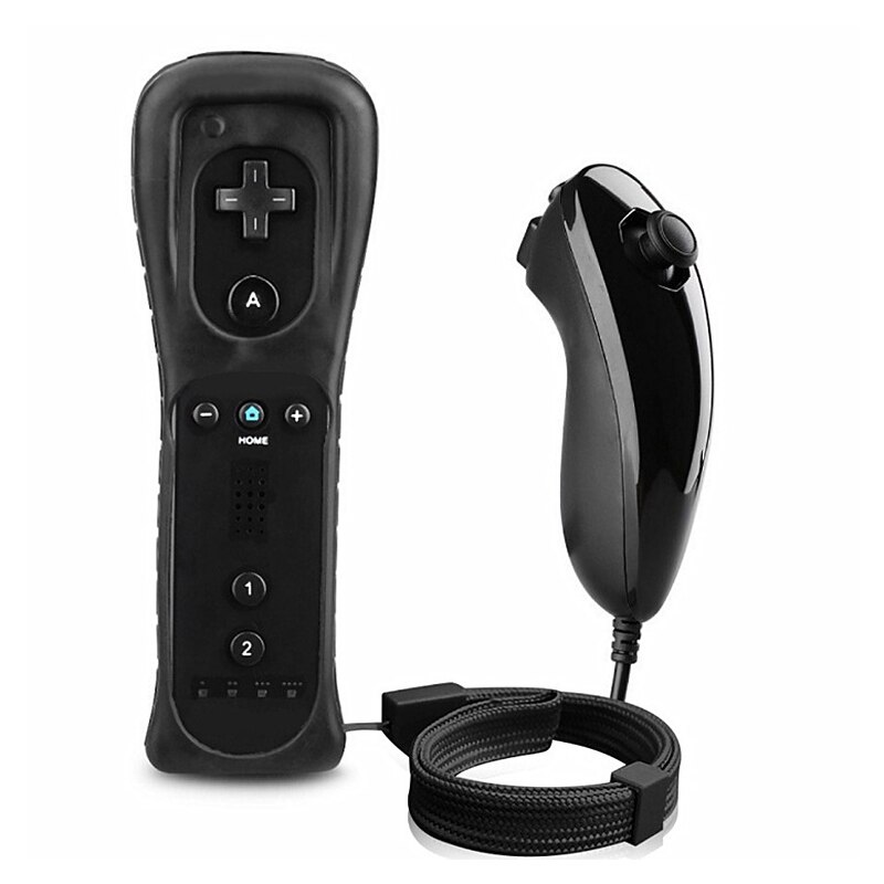 ACEPRIL-mando a distancia 2 en 1 para Nintendo Wii, mando inalámbrico Bluetooth, mando sin movimiento