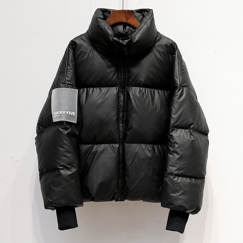 Dam ljus vattentät jacka parka vinter vindtät varm kvinnlig jacka vadderade dun bomull parkas dam kappa