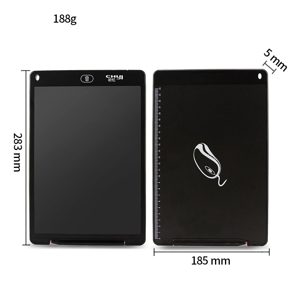 Mini Magnetic Blackboard Board 12 Inch Electronic Chalkboard for Kids LCD Writing Notebook Flipchart Drawing Flip Chart Tablet
