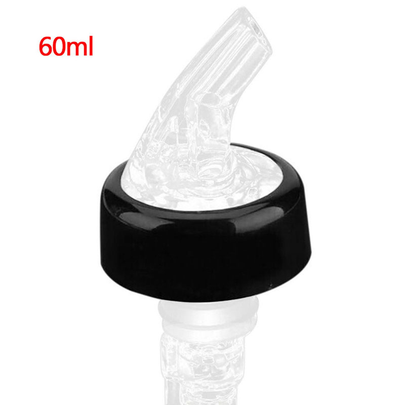 1 Pc Draagbare 45 Ml/60 Ml Kwantitatieve Wijn Schenker Alcohol Vloeistof Dispenser Meten Olie Fles Uitloop Wijn karaf Bar Tool: Marineblauw