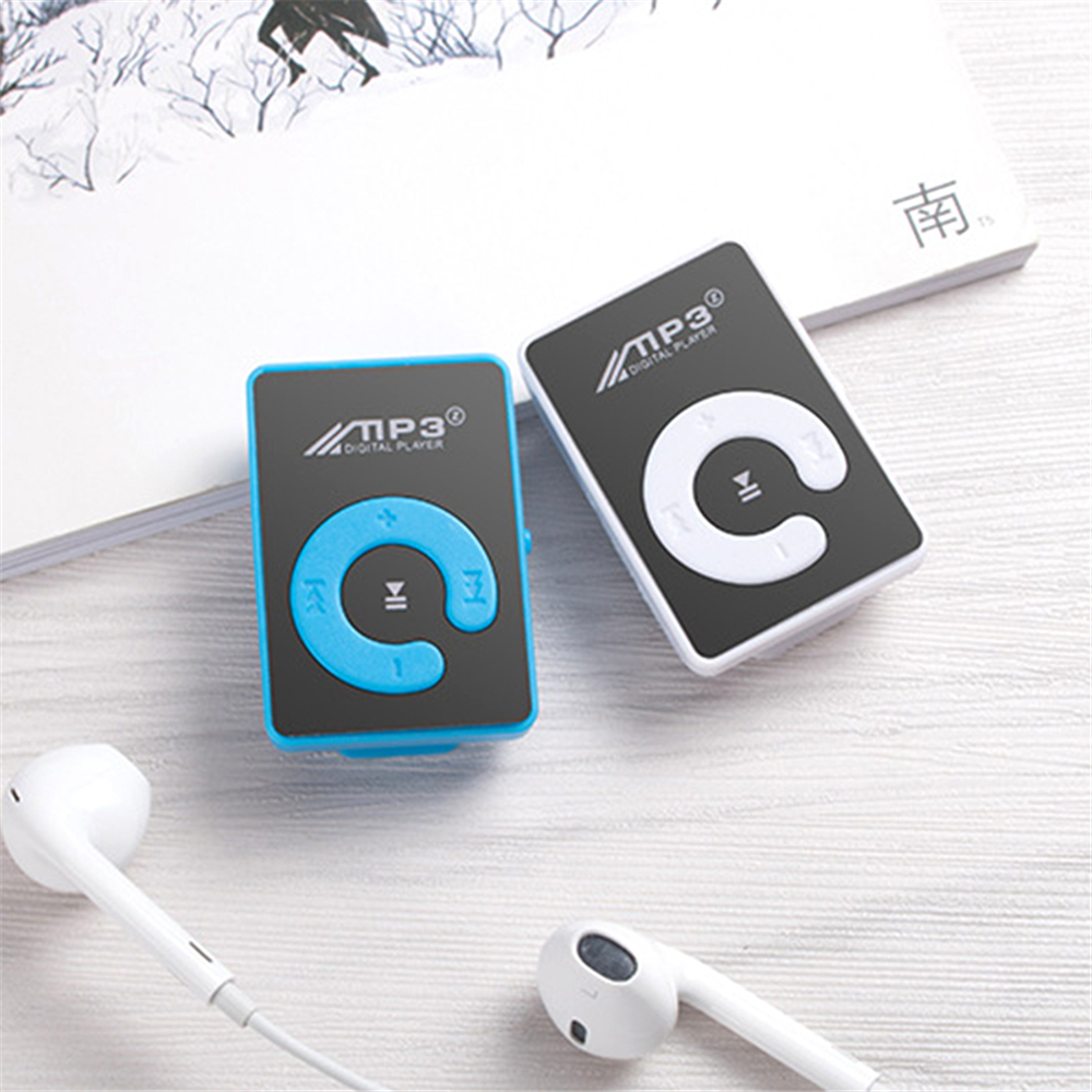 C Key Tragbarer HiFi-Mini-Clip-USB-MP3-Player Walkman Musikunterstützung Micro-TF-Karte Erweiterbar bis zu 16 GB Outdoor-Sport Walkman