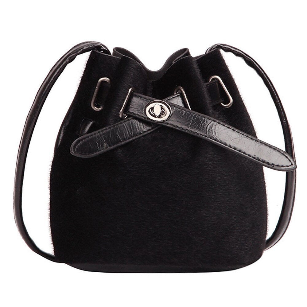 # H20 sacs à bandoulière léopard en cuir givré pour femmes sacs à main de luxe femmes sacs sac à bandoulière seau: Black