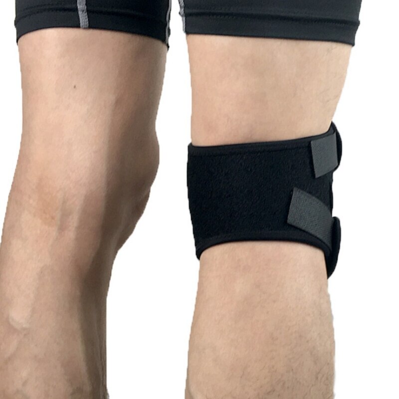 Patella Brace Running Patella Brace Wrap Cap Stabilizer Demping Band Knie Ondersteuning Verstelbare Beschermende Knee Protector