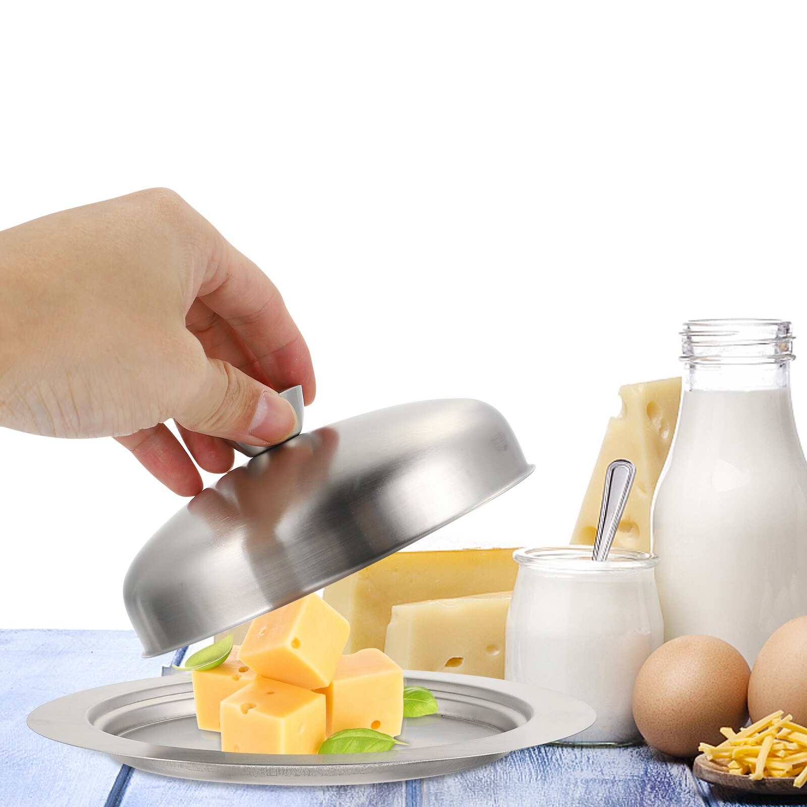 1pc Butter Dish with Cover Clear Durable Butter Box Butter Keeper for Restaurant