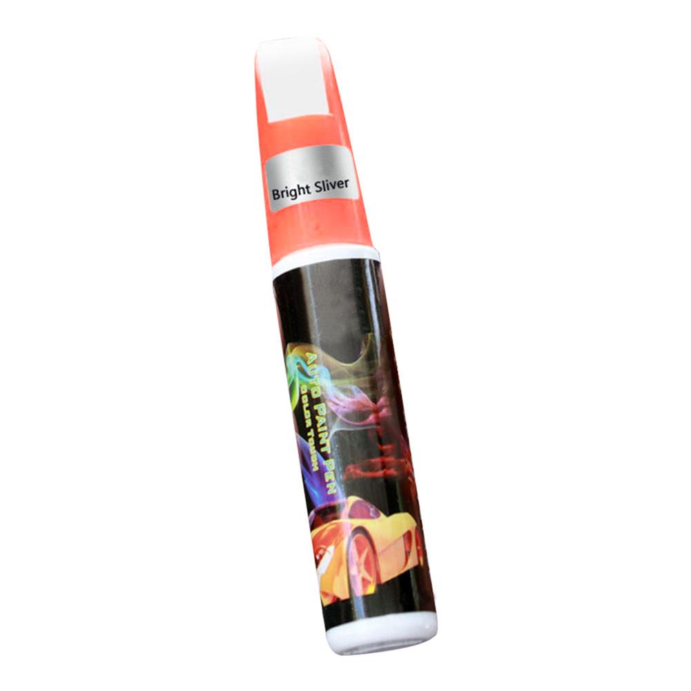 Reparación de Pintura de automóviles, bolígrafo reparador para arañazos, lápiz táctil de pintura roja, negra, blanca, plateada y gris: Silver