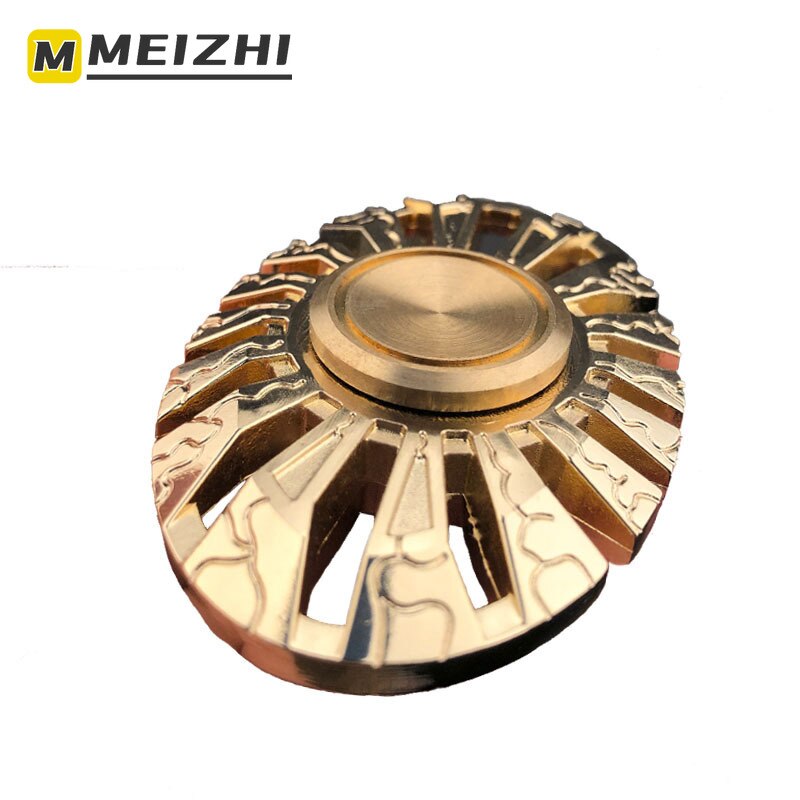 Meizhi India Magic Eye Metaallegering Vingertop Gyro Boxed Decompressie Decompressie Decompressie Vinger Gyro Decompressie