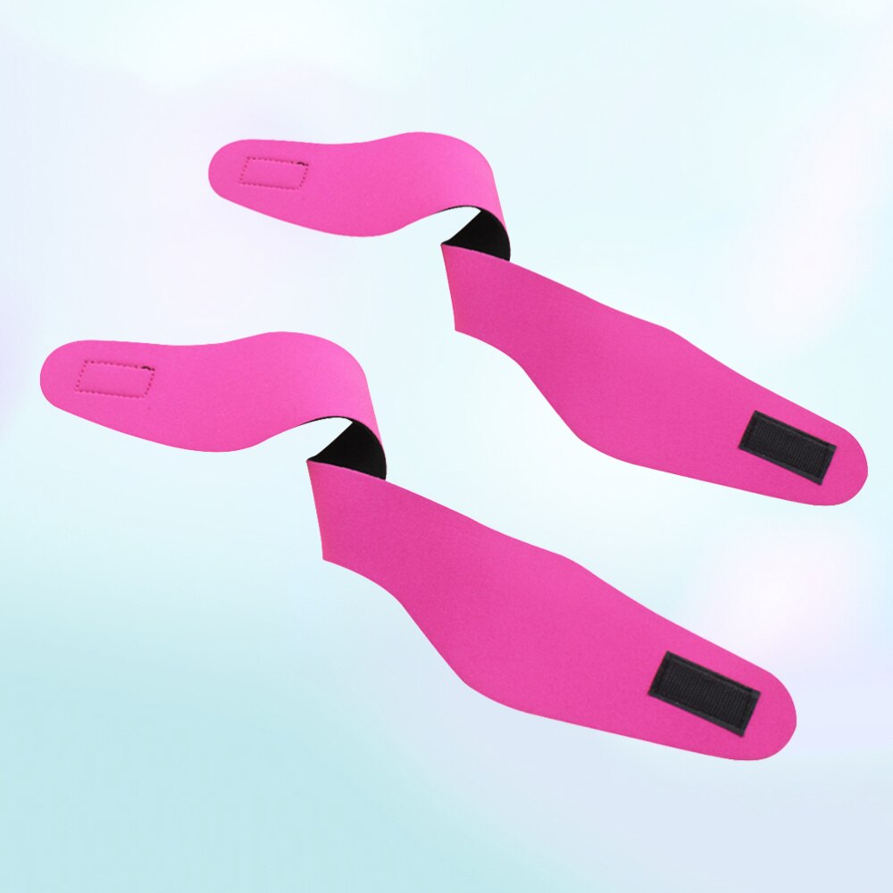 2 stücke Schwimmen Stirnband Neopren Einstellbare Yoga Tauchen Ohren Schutz Haar Band für freundlicher Erwachsene (rosig Sise L und größe M): rosig