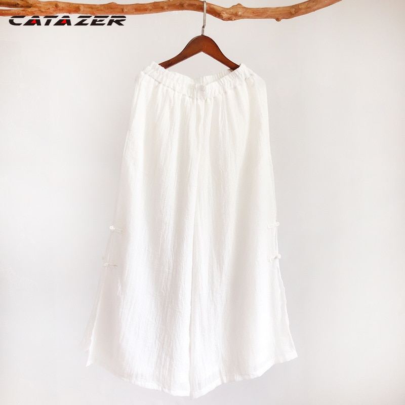 Catazer Tai Chi Uniform Kung Fu Uniform Traditional Chinese Clothing for Women Uniform Tang Suit Costume Show Kung Fu Pants