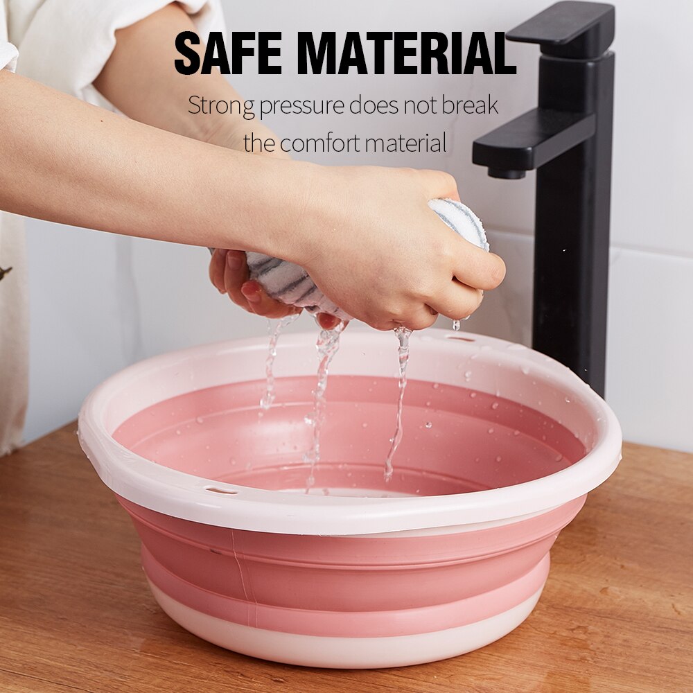 Multi-Purpose Folding Wash Basin Collapsible Bucket Foldable Washbasin Travel Portable Footbath for Household lavabo plegable
