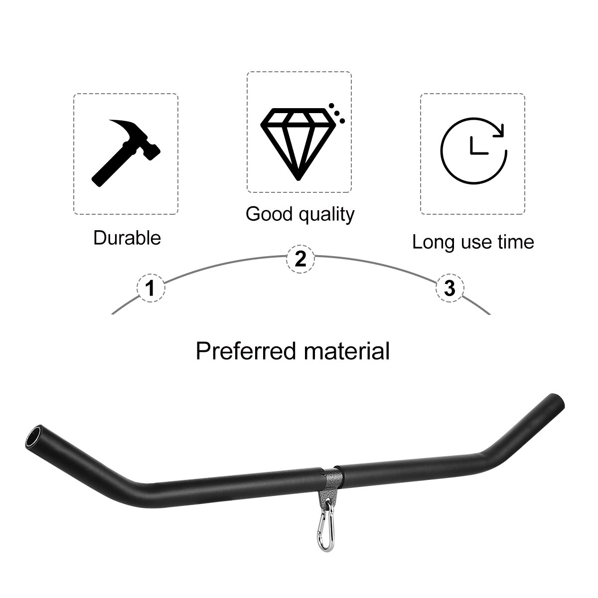 Bicep Tension Rod Muscle Pulling Bar Pull Down Bar Bicep Gym Rod Fitness Supply