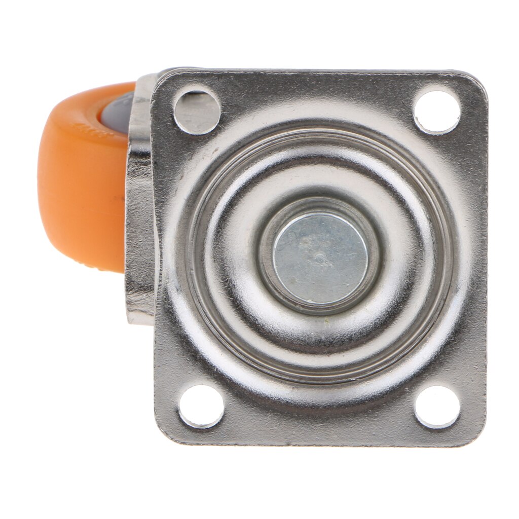 4 Pcs Nylon 360 Degree Swivel Wheels Sofa Furniture Plate Casters 25kg Duty