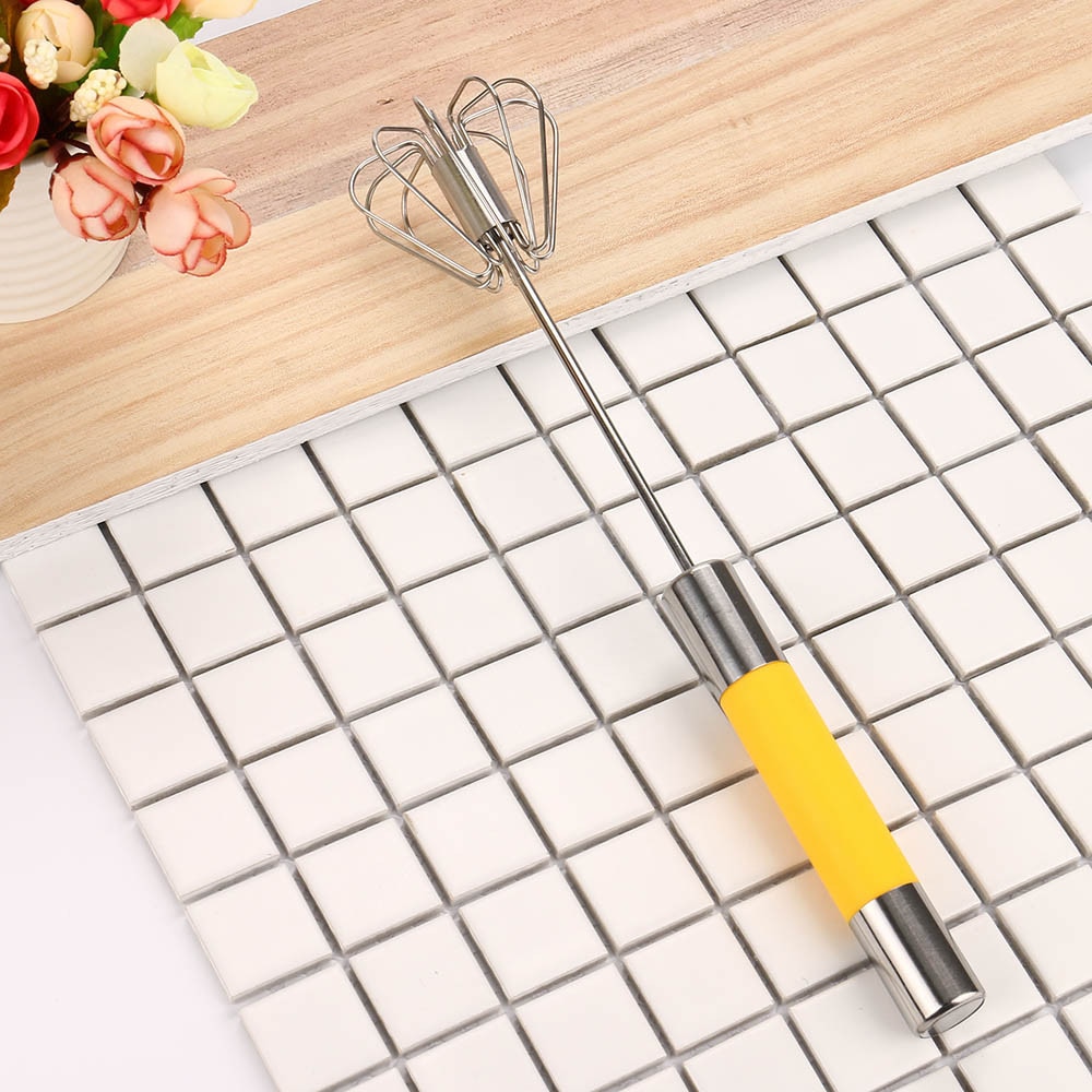 Metal Stainless Steel Egg Tools Semi-Automatic Whisk Mixer Balloon Egg Milk Beater Cooking Tool Kitchen Accessories