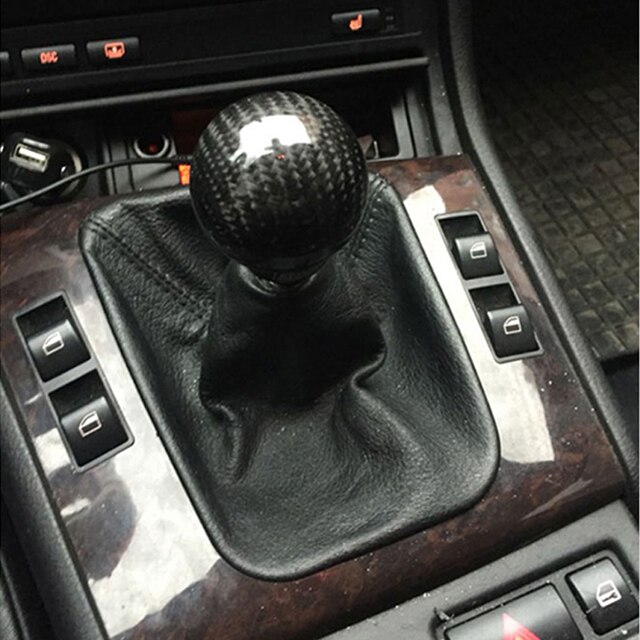 thumbnail image 2 of WUTONG Universal Forged Carbon Fiber Manual Gear Shift Knob – Black, M8 M10 M12 Adapters Included 2 of 5